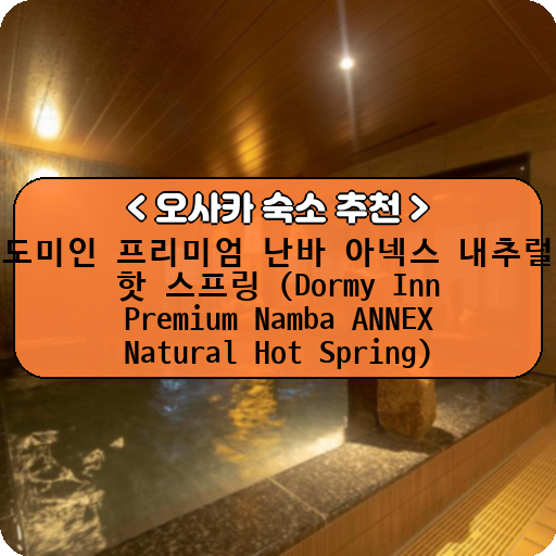 도미인 프리미엄 난바 아넥스 내추럴 핫 스프링 (Dormy Inn Premium Namba ANNEX Natural Hot Spring)_thumbnail_image
