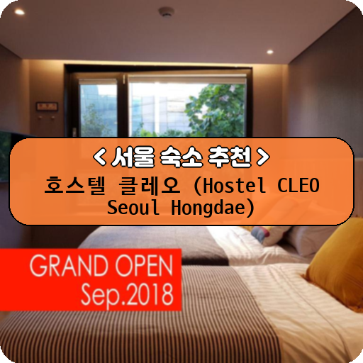 호스텔 클레오 (Hostel CLEO Seoul Hongdae)_thumbnail_image