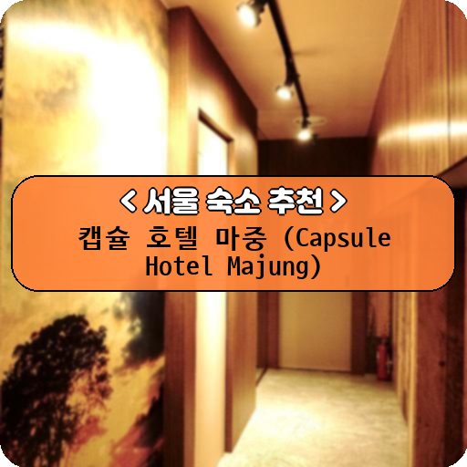 캡슐 호텔 마중 (Capsule Hotel Majung)_thumbnail_image